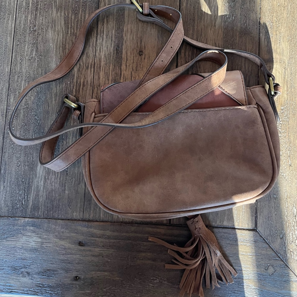 Merona patch brown purse - Picture 9 of 9